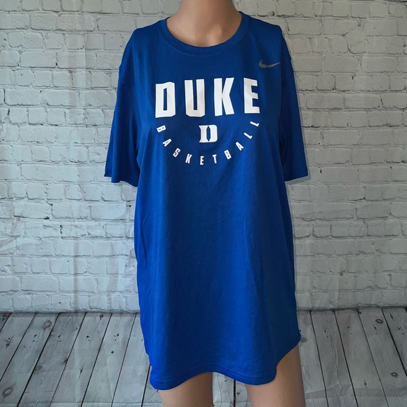 Nike Other - The Nike Tee Dri Fit Dark Blue & White Duke University Shirt size M